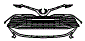 2020 Toyota Camry Hybrid LE Grille Kit - PPF