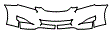2010 Toyota Matrix Base Bumper Kit - PPF