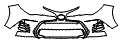 2017 Toyota Corolla 50th Anniversary Special Edition Bumper Kit - PPF