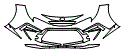 2022 Toyota Corolla  XSE Bumper Kit - PPF