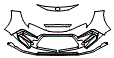 2021 Toyota Corolla Bumper Kit - PPF