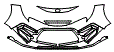 2022 Toyota Corolla  XSE Apex Edition Bumper Kit - PPF