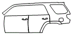 2016 Toyota 4Runner Door and Rear Fender Kit - PPF