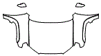 2015 Toyota 4Runner Full Hood, Fender and Mirror Kit - PPF