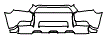 2011 Toyota 4Runner Grille and Bumper Kit - PPF