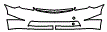 2009 Toyota Prius Base Grille and Bumper Kit - PPF