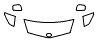 2006 Toyota Prius Hood, Fender and Mirror Kit - PPF