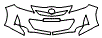 2013 Toyota Yaris 5-Door Bumper Kit - PPF