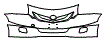 2010 Toyota Yaris Grille and Bumper Kit - PPF