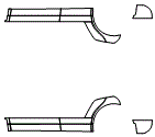 2013 Toyota Venza XLE Rocker Panel Kit - PPF