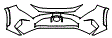 2024 Toyota RAV4 Hybrid XLE Bumper Kit - PPF