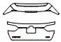 2019 Honda Odyssey Elite Trunk Lid Kit - PPF