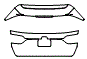 2025 HONDA ODYSSEY BLACK EDITION  Trunk Lid Kit
