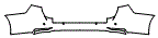 2022 Honda Odyssey EX-L Rear Bumper Kit - PPF