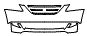 2006 Honda Odyssey LX Grille and Bumper Kit - PPF