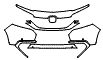 2021 Honda Passport Bumper Kit - PPF