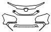 2021 Honda Passport Bumper Kit - PPF