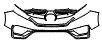 2020 Honda CR-V BLACK EDITION Bumper Kit - PPF