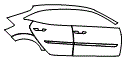 2020 Honda Civic  Type R Door and Rear Fender Kit - PPF