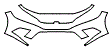 2023 Honda Civic Sedan EX Bumper Kit - PPF
