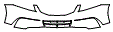 2011 Honda Accord Sedan EX Bumper Kit - PPF