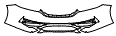 2017 Honda Accord Hybrid Sedan Touring Bumper Kit - PPF