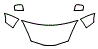 2011 Honda Fit Hood, Fender and Mirror Kit - PPF