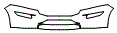 2010 Honda Accord Crosstour EX Bumper Kit - PPF