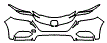 2020 Honda HR-V EX Bumper Kit - PPF