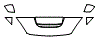 2012 Mazda MAZDASPEED3 Hood, Fender and Mirror Kit - PPF