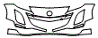2011 Mazda MAZDA3  Sport Grille and Bumper Kit - PPF