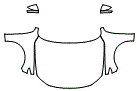 2022 Mazda MAZDA3 (Canada) Hatchback GS Full Hood, Fender and Mirror Kit - PPF