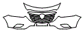 2015 Mazda CX-9 Grand Touring Grille and Bumper Kit - PPF