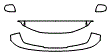 2008 Nissan Frontier LE Hood, Fender, Mirror and Upper Bumper Kit - PPF