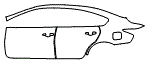 2015 Nissan Altima 2.5 SL Door and Rear Fender Kit - PPF