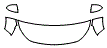 2023 Nissan Pathfinder  SV Hood, Fender and Mirror Kit
