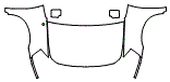 2006 Nissan Titan Full Hood, Fender and Mirror Kit - PPF