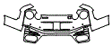 2018 Nissan GTR Rear Bumper Kit - PPF
