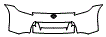 2009 Nissan 370Z Coupe Touring Bumper Kit - PPF