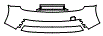 2009 Nissan Cube Krom Grille and Bumper Kit - PPF