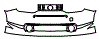 2009 Nissan Cube SL Grille and Bumper Kit - PPF