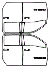 2023 Nissan Titan XD Pro-4X B-Pillar and Door Kit - PPF