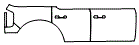 2023 Ford Bronco 4 Door Badlands Rear Fender, Door and Door Handle Kit - PPF