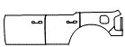 2021 Ford Bronco  Big Bend Rear Fender, Door and Door Handle Kit - PPF