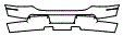 2004 Ford Pickup Harley-Davidson F250 Bumper Kit - PPF