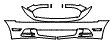 2013 Ford Mustang Grille and Bumper Kit - PPF