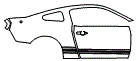 2014 Ford Mustang Door and Rear Fender Kit - PPF