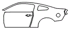 2013 Ford Mustang Door and Rear Fender Kit - PPF