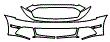 2013 Ford Mustang Grille and Bumper Kit - PPF