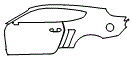 2016 Ford Mustang Fastback Rear Fender and Door Kit - PPF